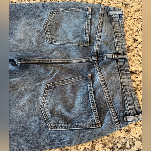 We The Free People Deconstructed Distress Jeans Size 30 Grungecore Casual Chic - Picture 3 of 13